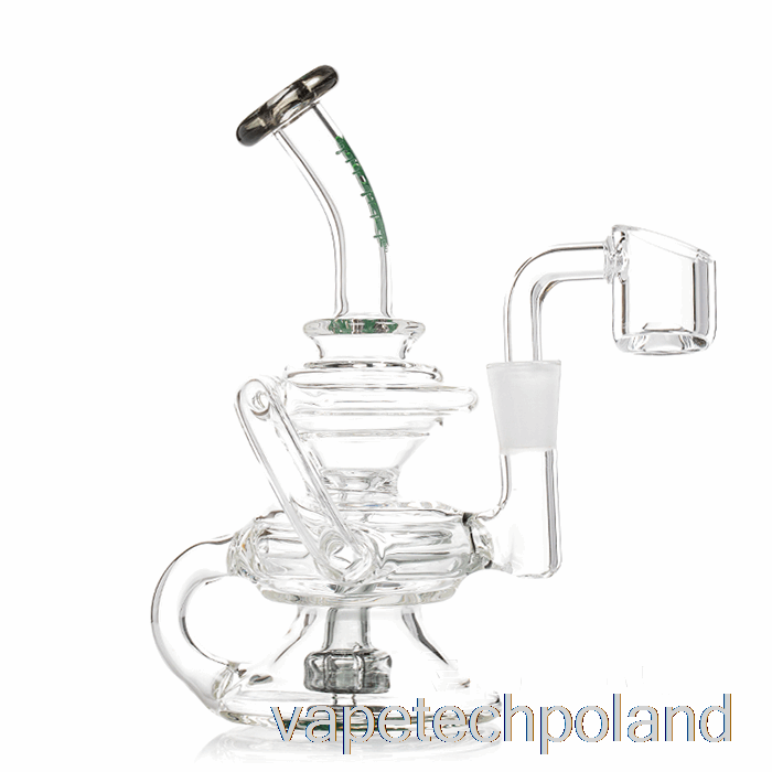 Vape Tech Poland Ooze Rip Tide Mini Recycler Dab Rig Slime Green (przezroczysty / Zielony)